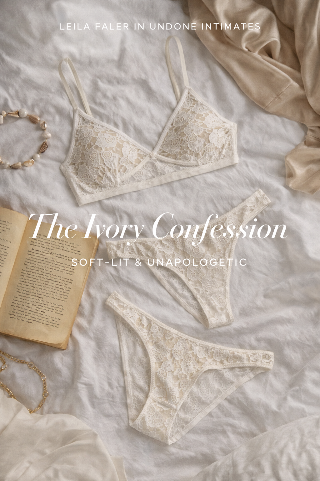 Leila Faler in Undone Intimates: The Ivory Confession, Soft-Lit & Unapologetic