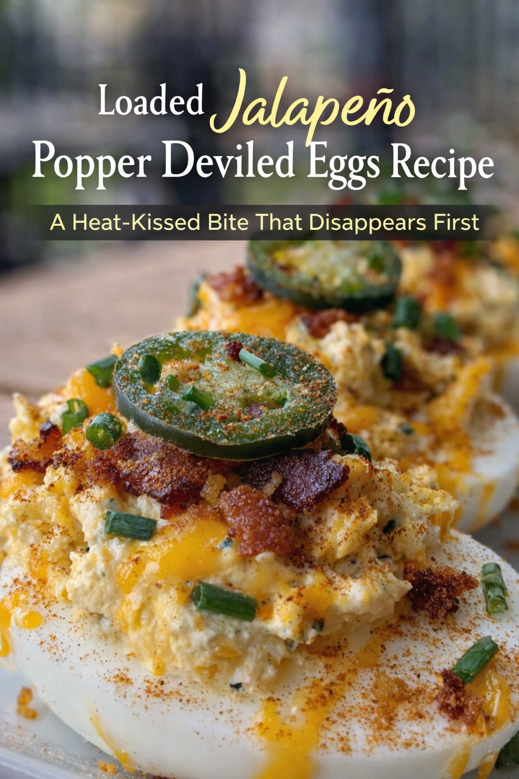 Loaded Jalapeño Popper Deviled Eggs Recipe: A Heat-Kissed Bite That Disappears First