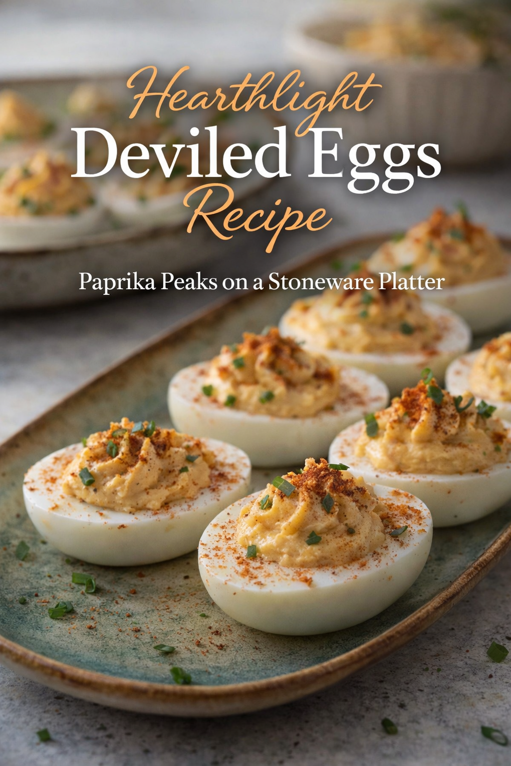 Hearthlight Deviled Eggs Recipe: Paprika Peaks on a Stoneware Platter