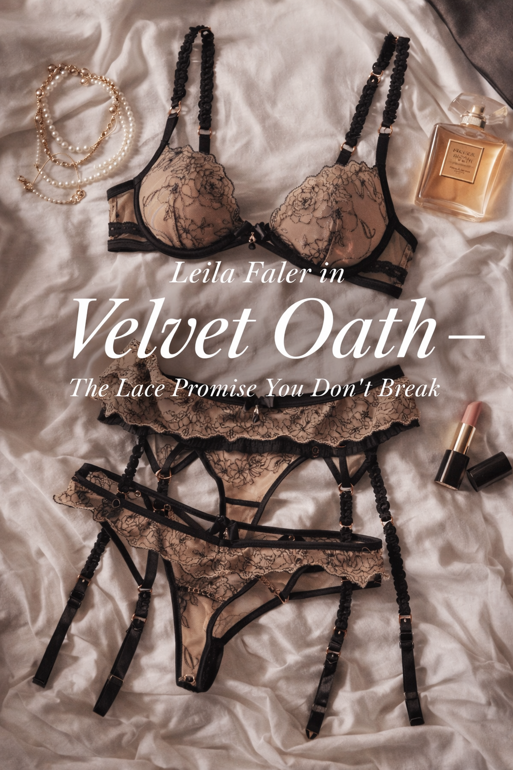 Leila Faler in Velvet Oath — The Lace Promise You Don’t Break