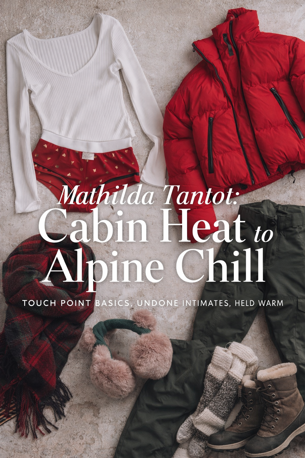 Mathilda Tantot: Cabin Heat to Alpine Chill — Touch Point Basics, Undone Intimates, Held Warm