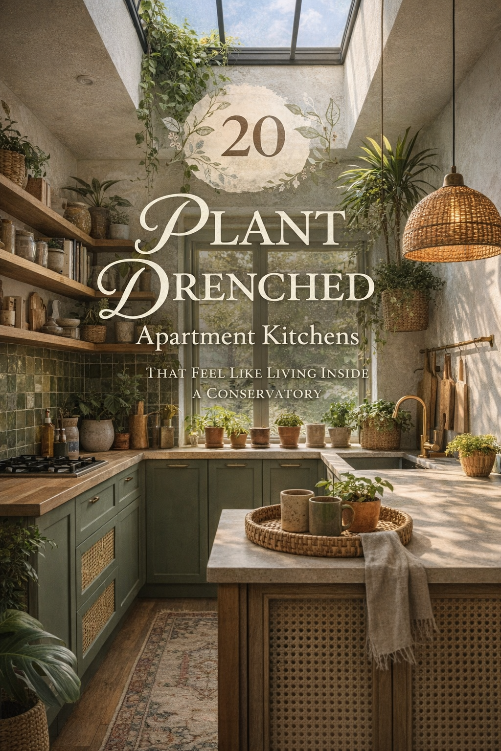 20 Plant Drenched Apartment Kitchens That Feel Like Living Inside a Conservatory