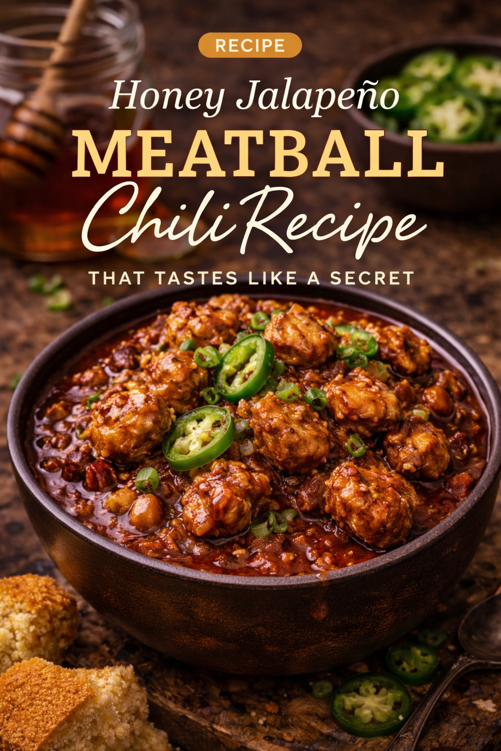 Honey Jalapeño Meatball Chili Recipe That Tastes Like a Secret