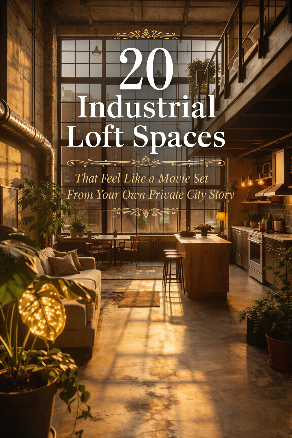 20 Industrial Loft Spaces That Feel Like a Movie Set From Your Own Private City Story