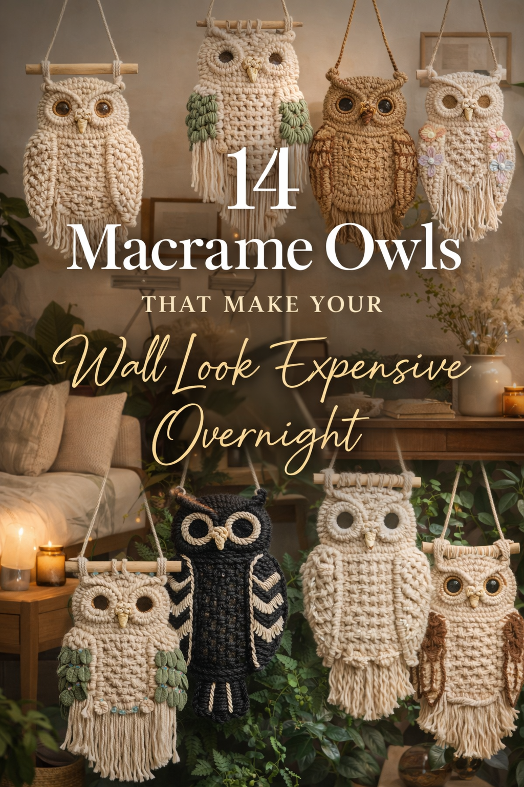 14 Macrame Owls That Make Your Wall Look Expensive Overnight