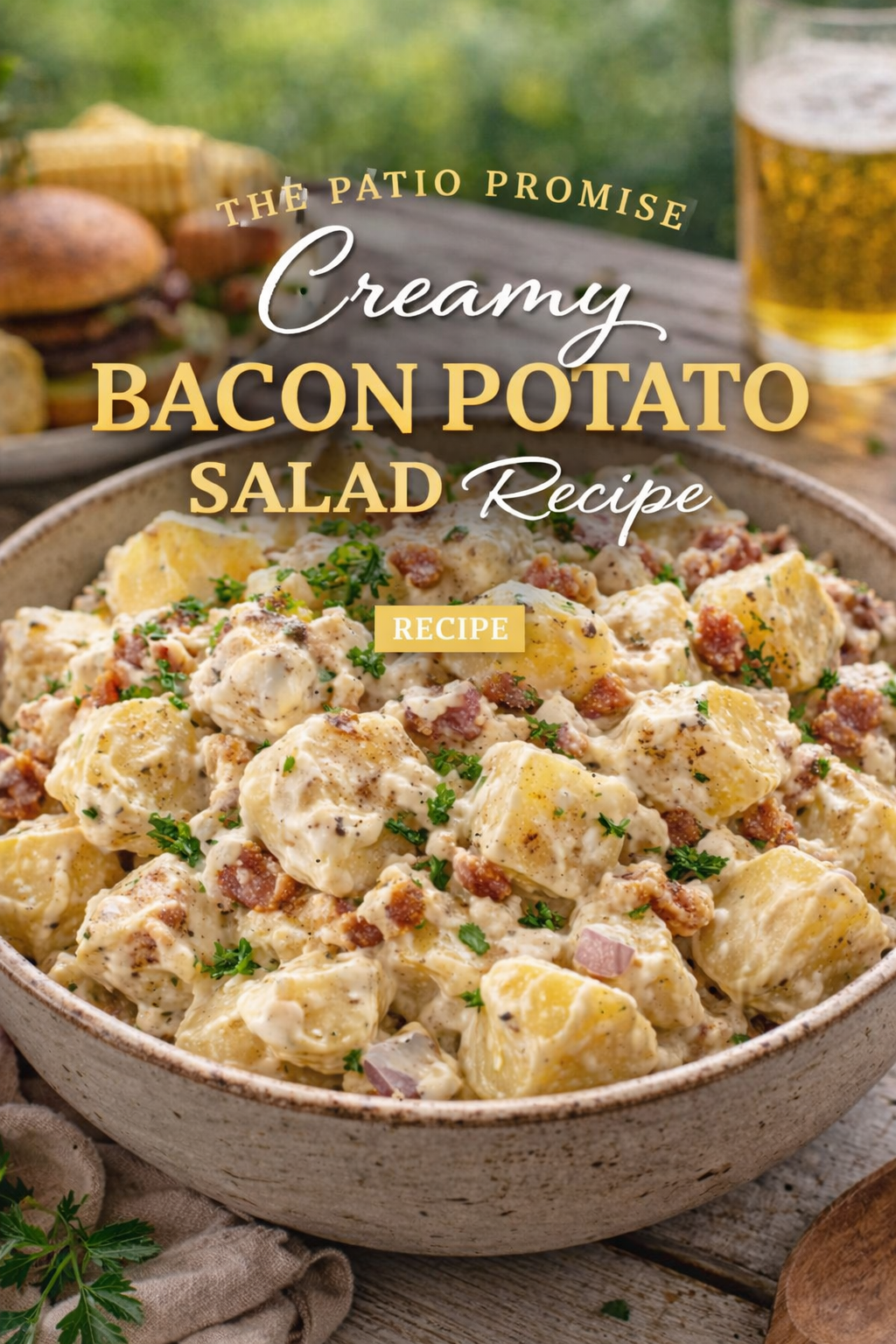The Patio Promise Creamy Bacon Potato Salad Recipe