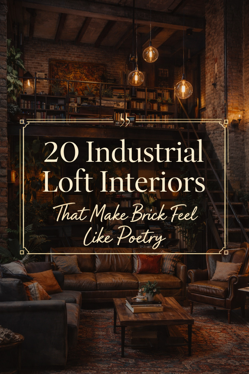 20 Industrial Loft Interiors That Make Brick Feel Like Poetry