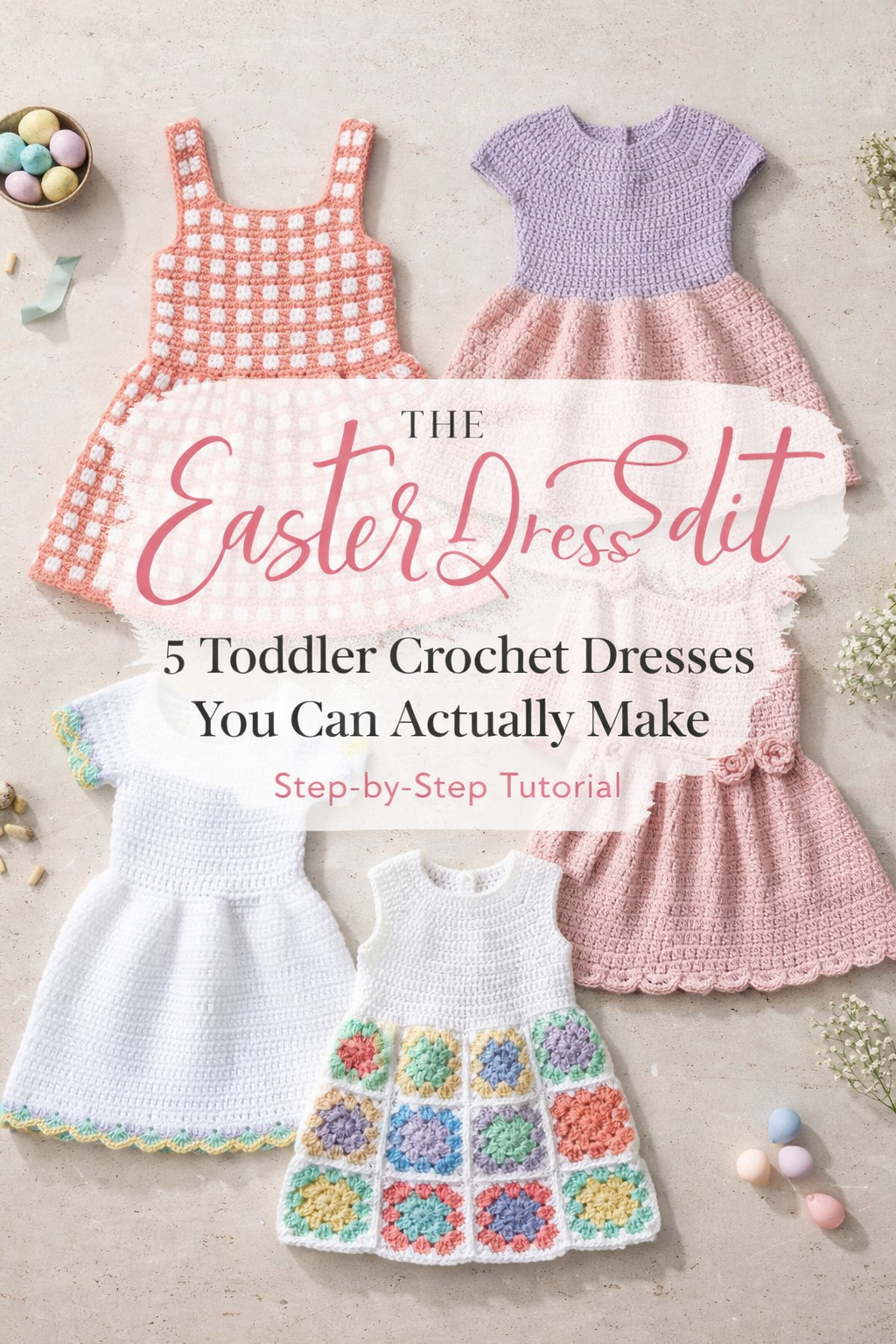 The Easter Dress Edit: 5 Toddler Crochet Dresses You Can Actually Make — Step-by-Step Tutorial