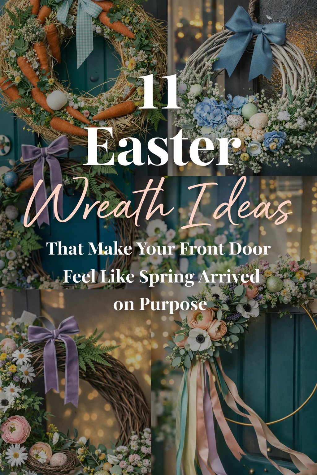 11 Easter Wreath Ideas That Make Your Front Door Feel Like Spring Arrived on Purpose