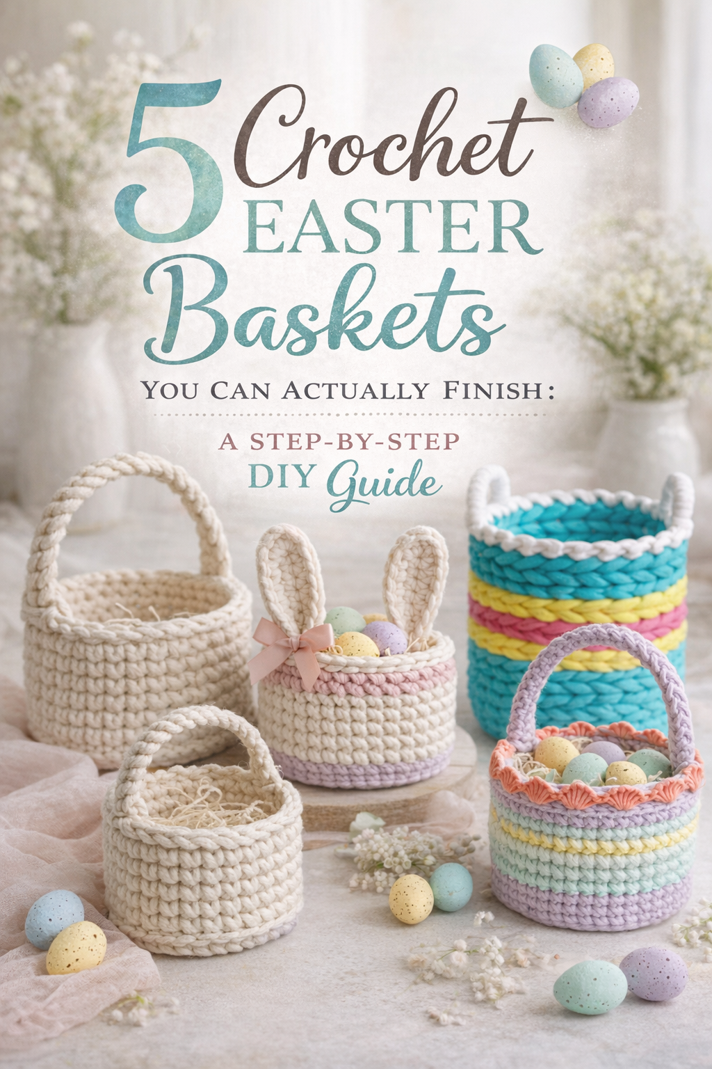 5 Crochet Easter Baskets You Can Actually Finish: A Step-by-Step DIY Guide