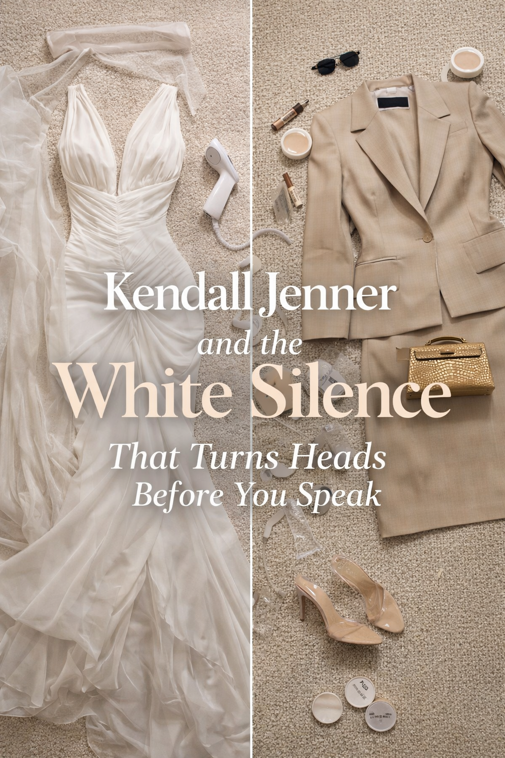 Kendall Jenner and the White Silence That Turns Heads Before You Speak