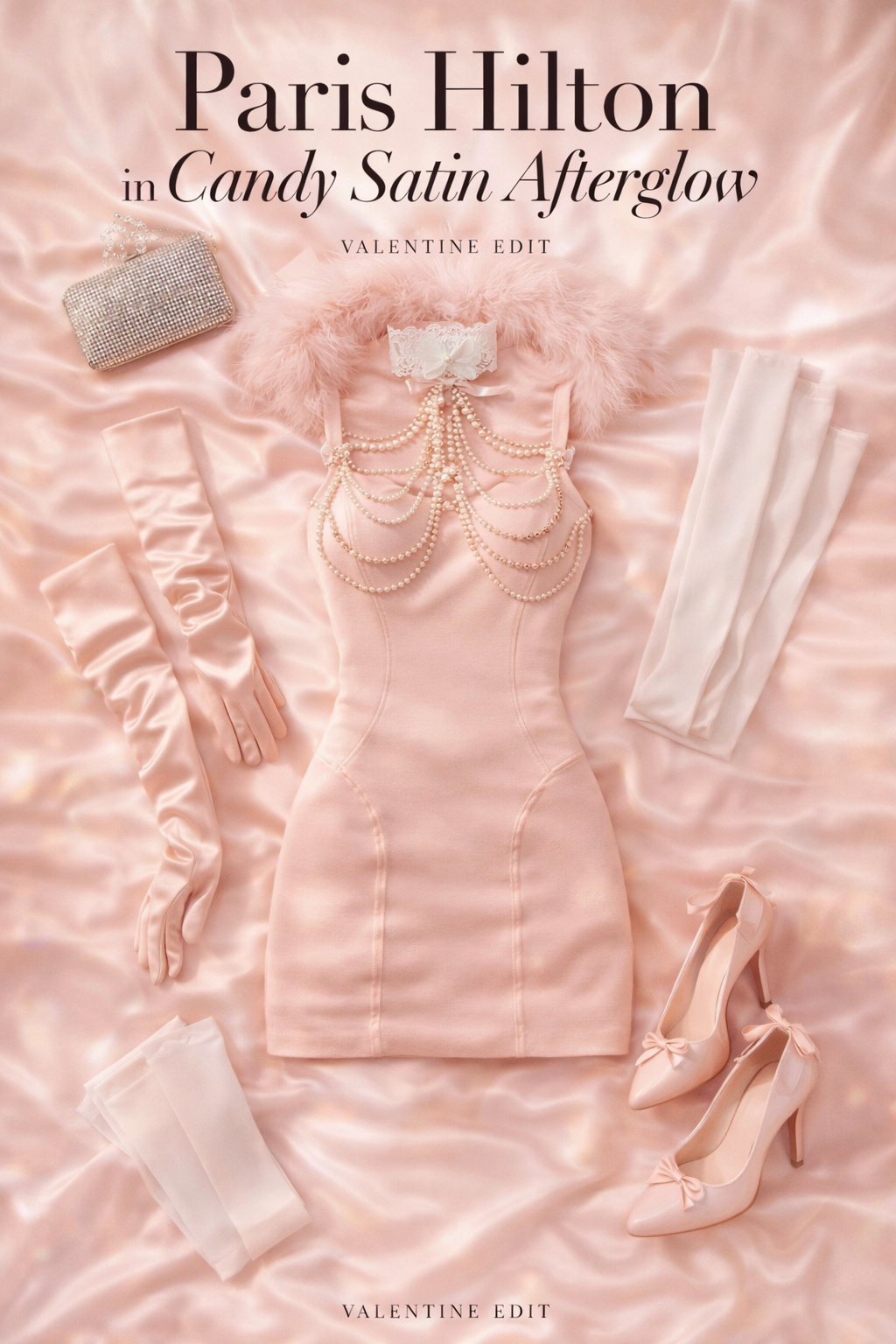 Paris Hilton in Candy Satin Afterglow