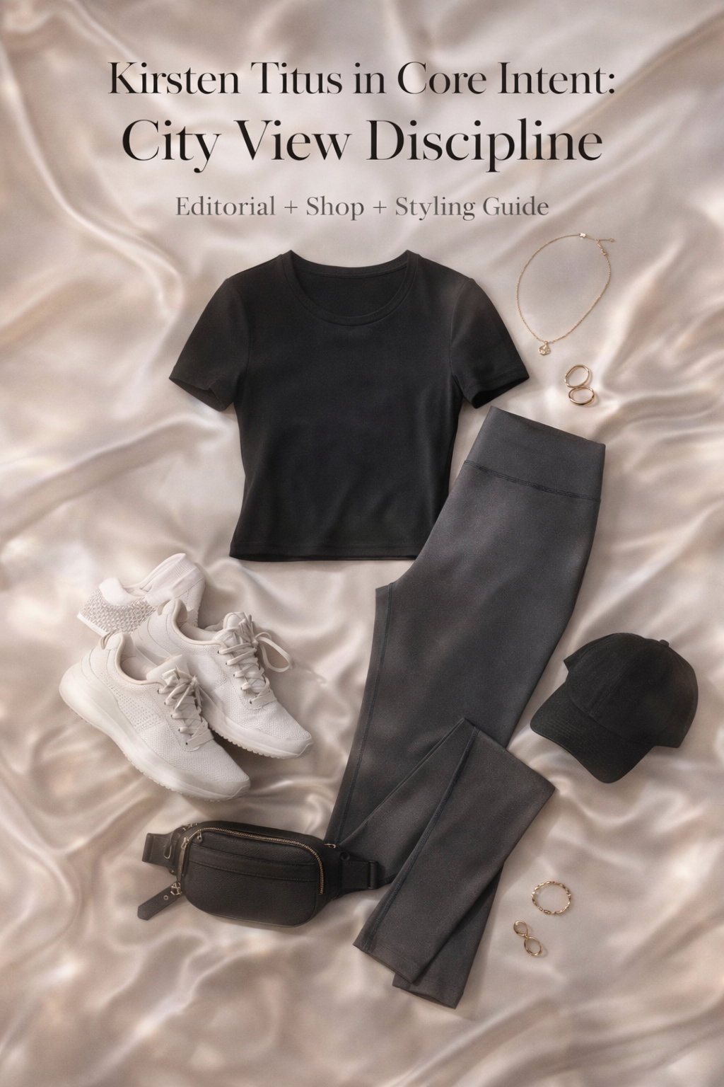 Kirsten Titus in Core Intent: City View Discipline (Editorial + Shop + Styling Guide)