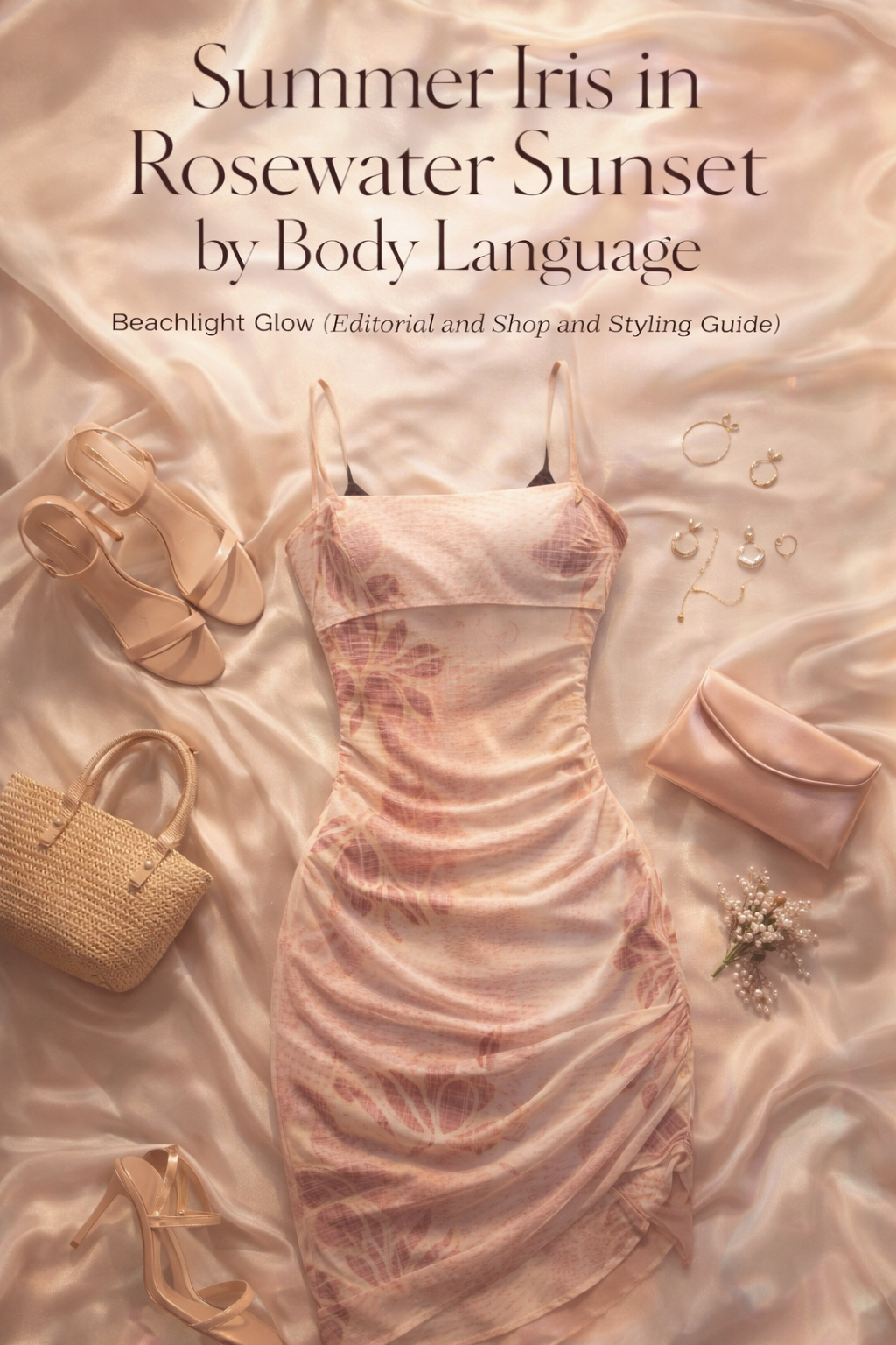 Summer Iris in Rosewater Sunset by Body Language: Beachlight Glow (Editorial and Shop and Styling Guide)