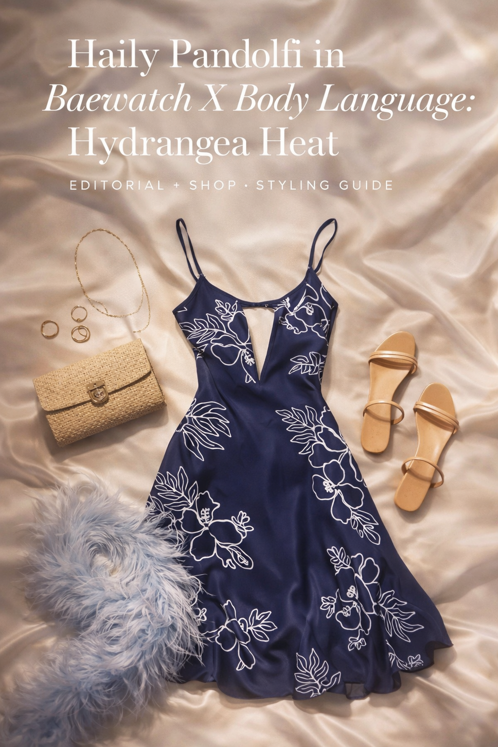 Haily Pandolfi in Baewatch X Body Language: Hydrangea Heat (Editorial + Shop + Styling Guide)