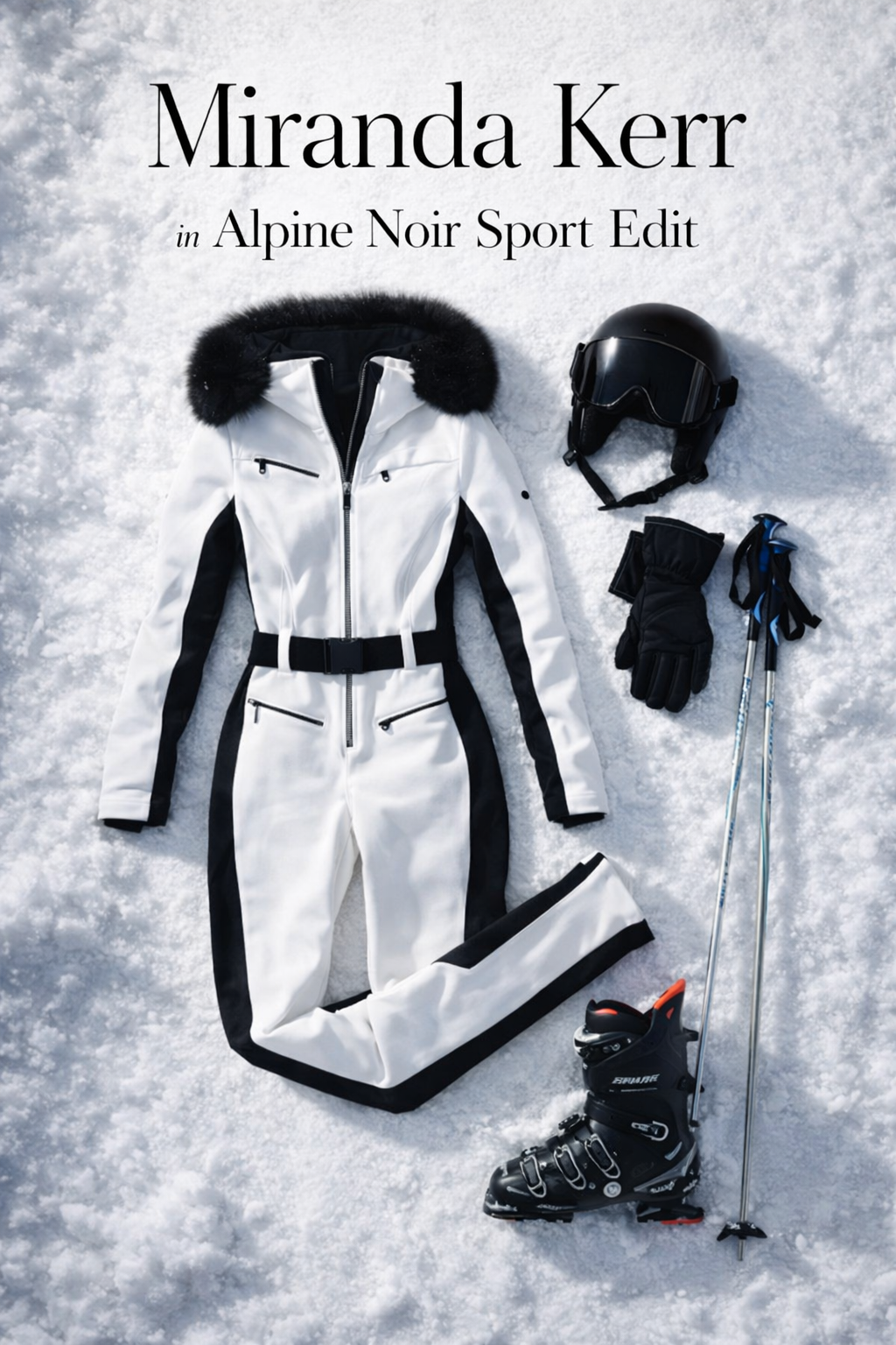 Miranda Kerr in Alpine Noir Sport Edit