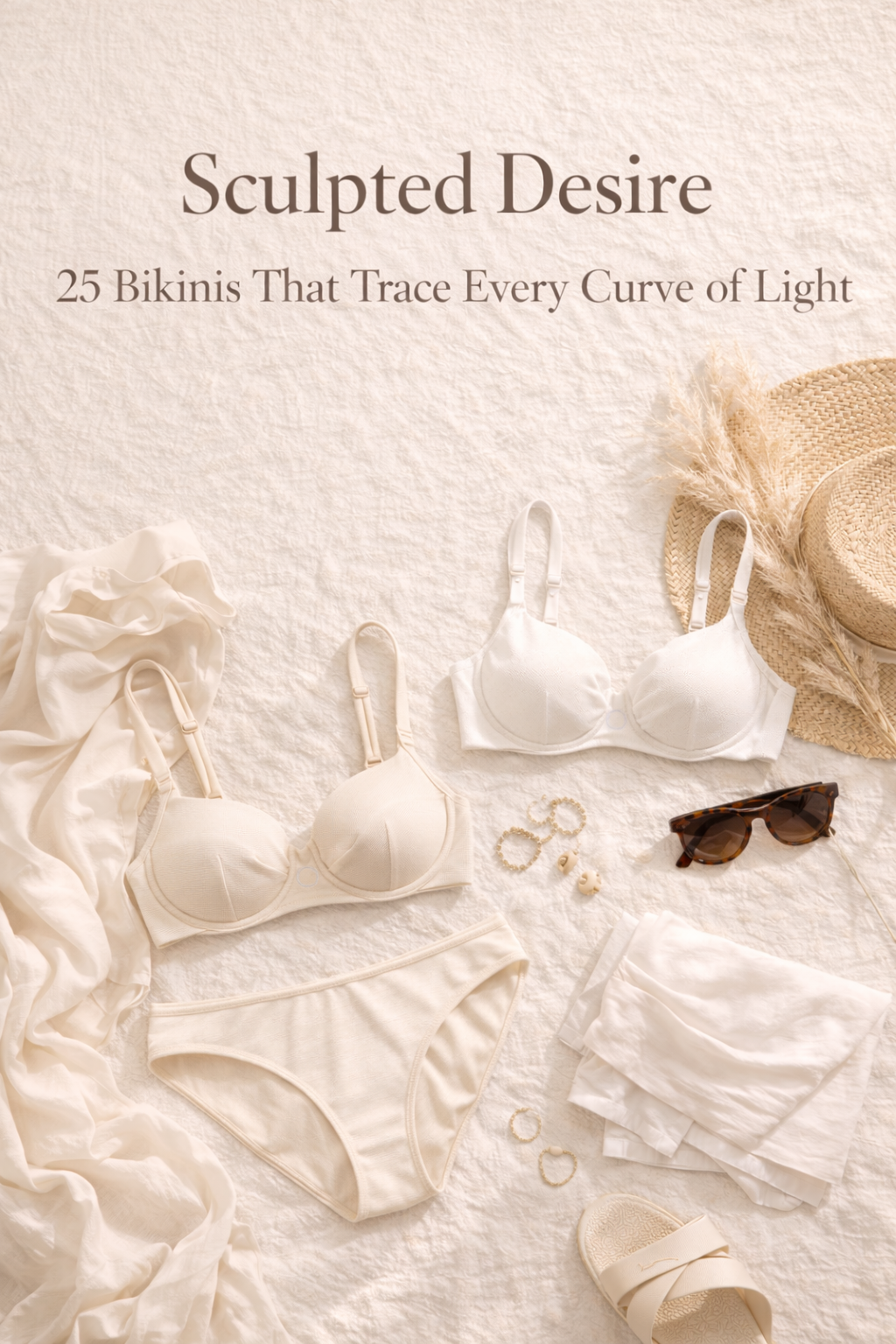 Sculpted Desire: 25 Bikinis That Trace Every Curve of Light