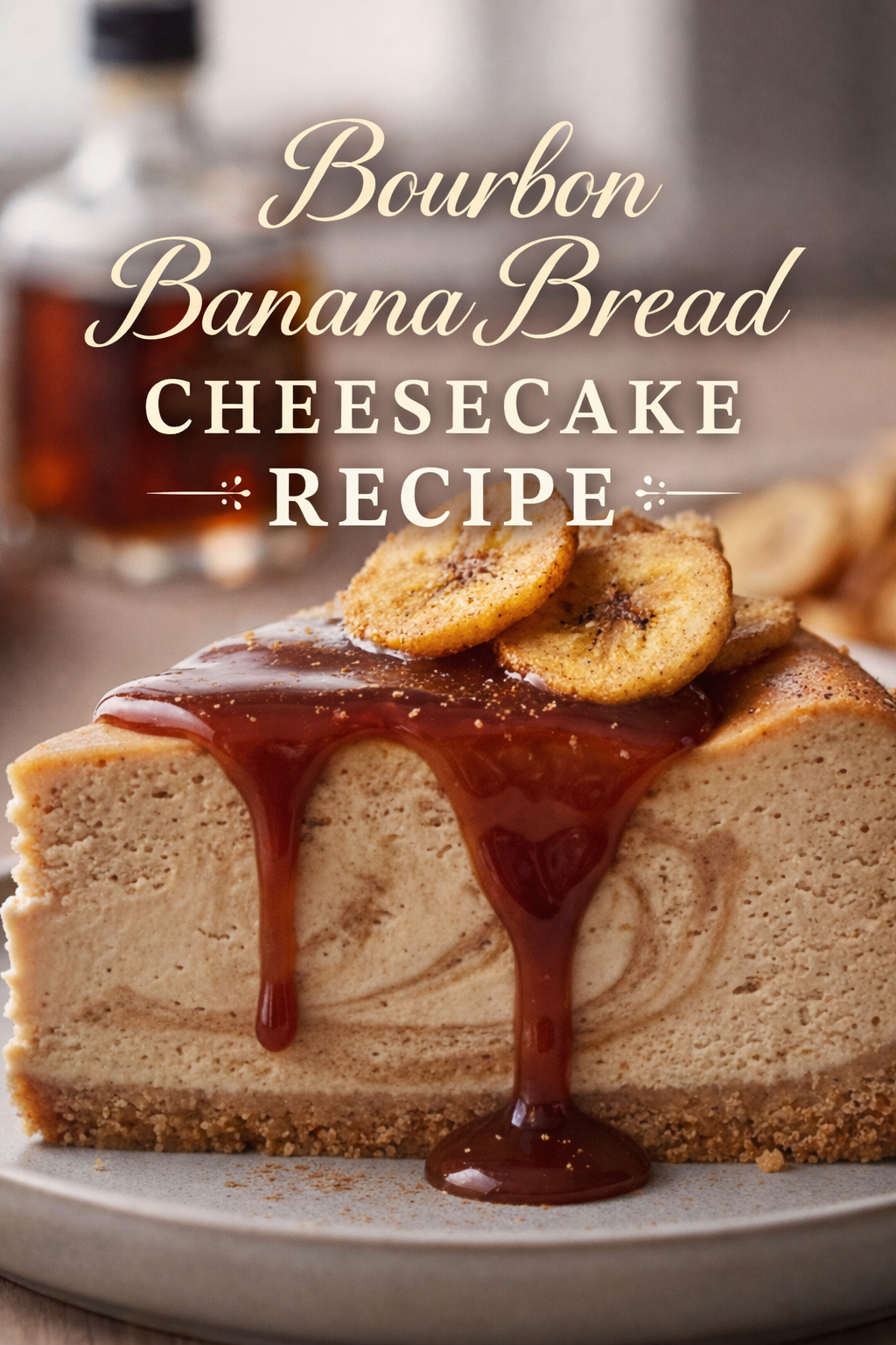 Bourbon Banana Bread Cheesecake Recipe That Drips Like a Slow Sunday