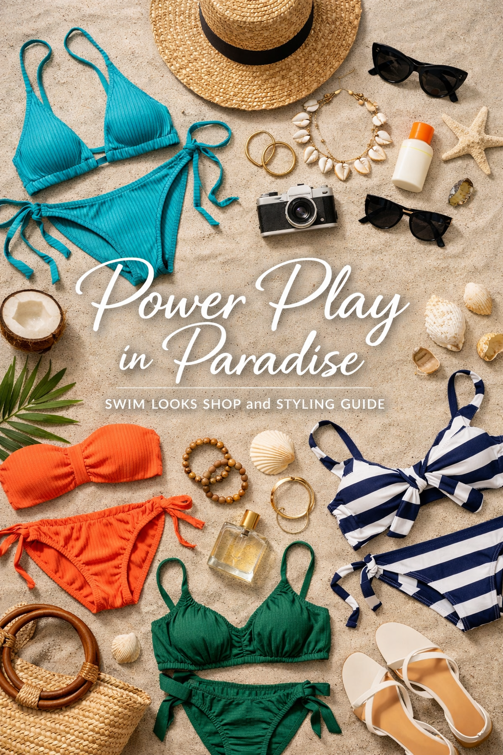 Power Play in Paradise: Swim Looks Shop and Styling Guide