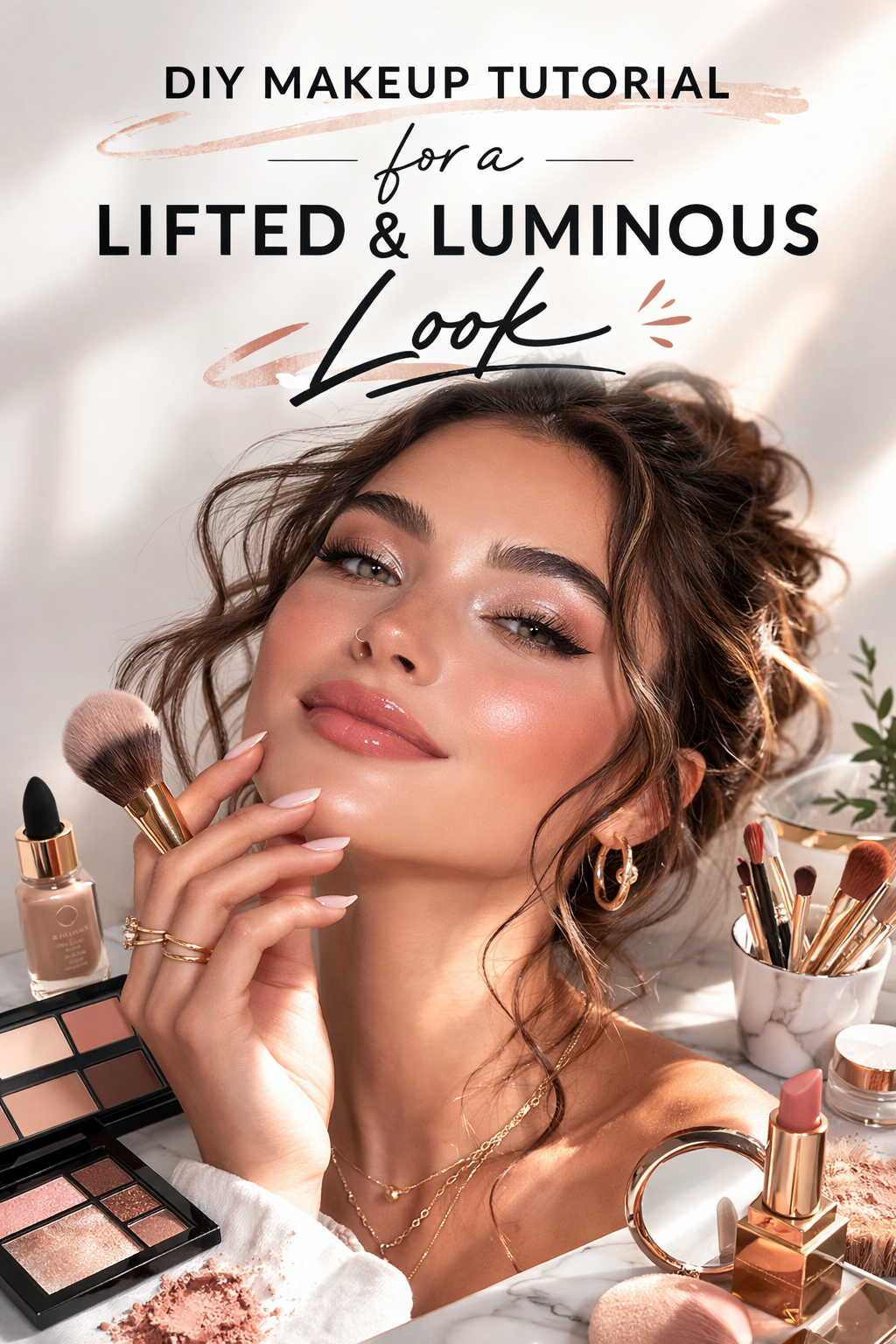 DIY Makeup Tutorial for a Lifted and Luminous Look