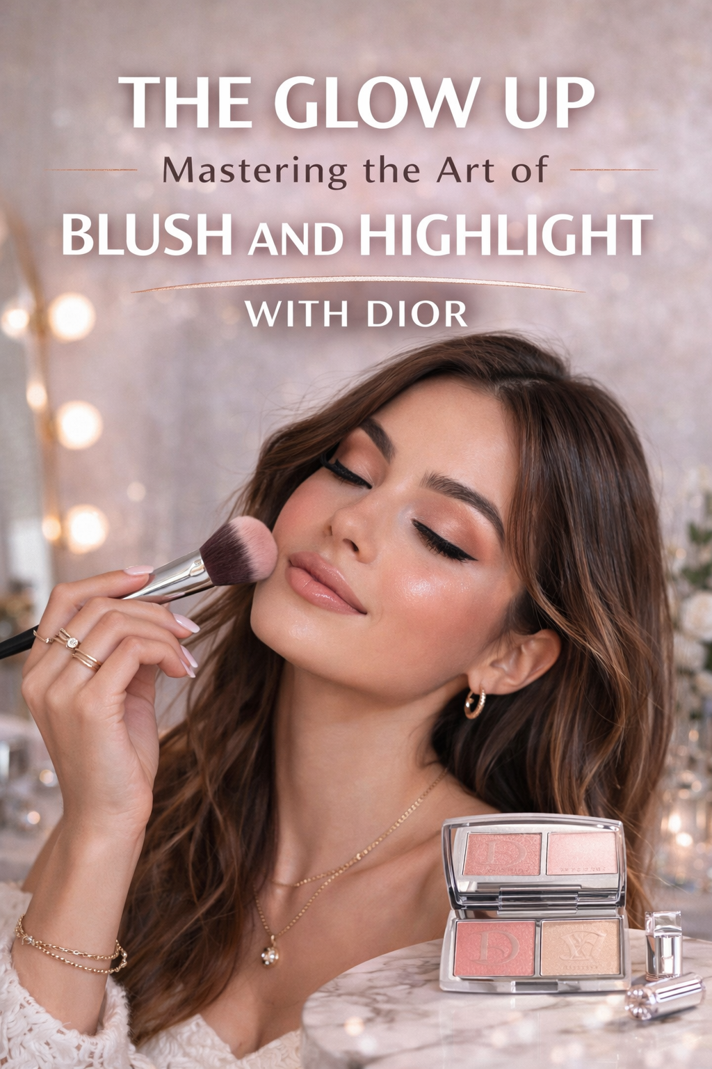 The Glow Up: Mastering the Art of Blush and Highlight with Dior