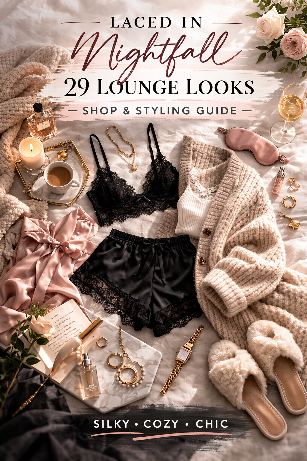 Laced in Nightfall: 29 Lounge Looks Shop and Styling Guide