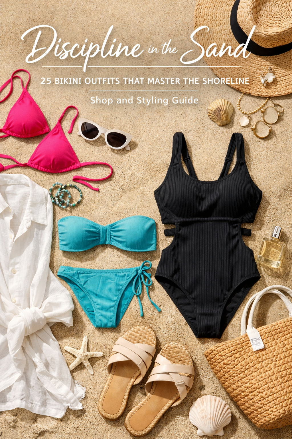 Discipline in the Sand: 25 Bikini Outfits That Master the Shoreline, Shop and Styling Guide