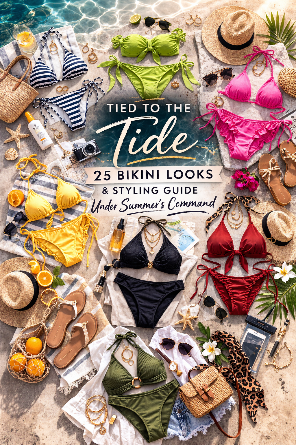 Tied to the Tide: 25 Bikini Looks and a Styling Guide Under Summer’s Command