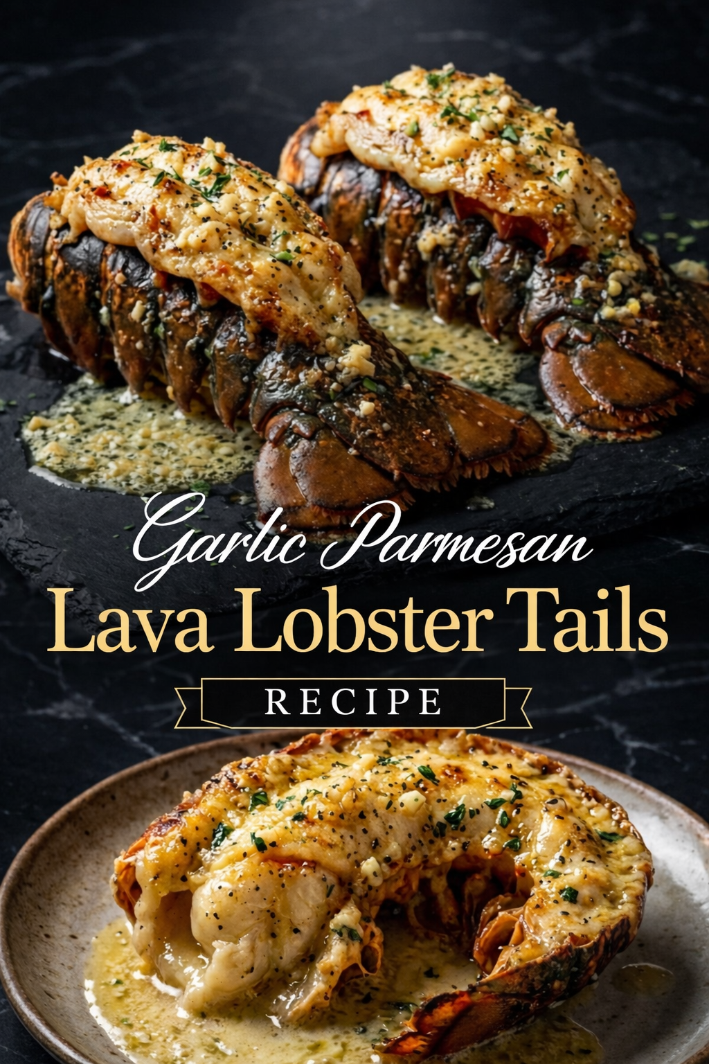 Garlic Parmesan Lava Lobster Tails Recipe That Melt Like Butterlight
