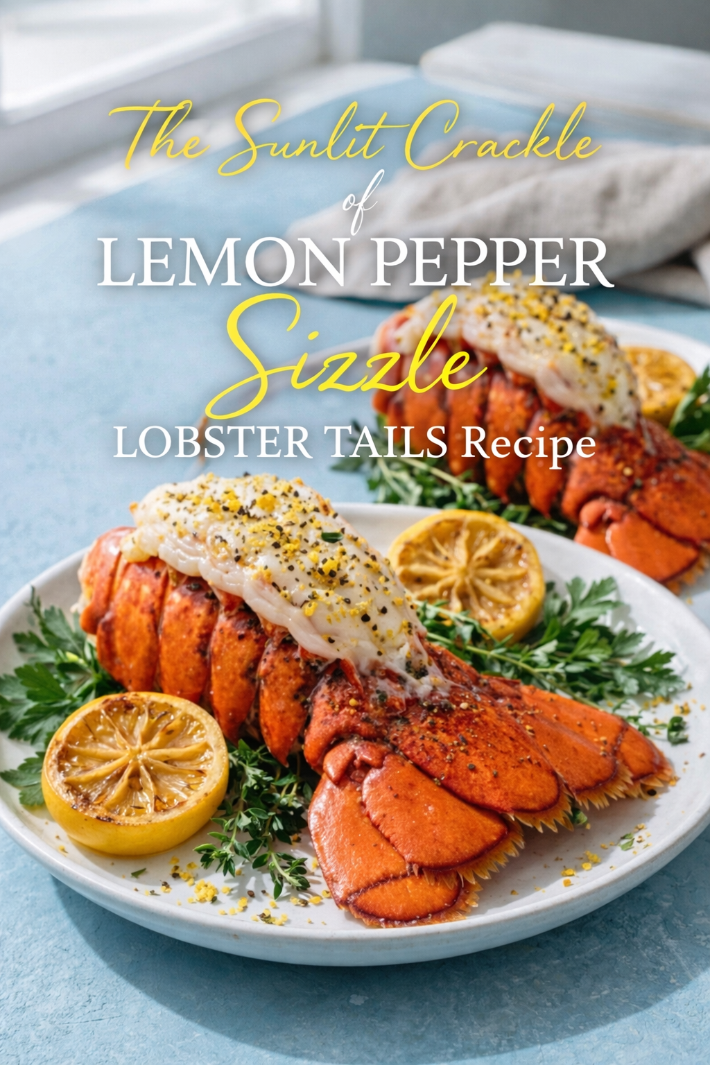 The Sunlit Crackle of Lemon Pepper Sizzle Lobster Tails Recipe