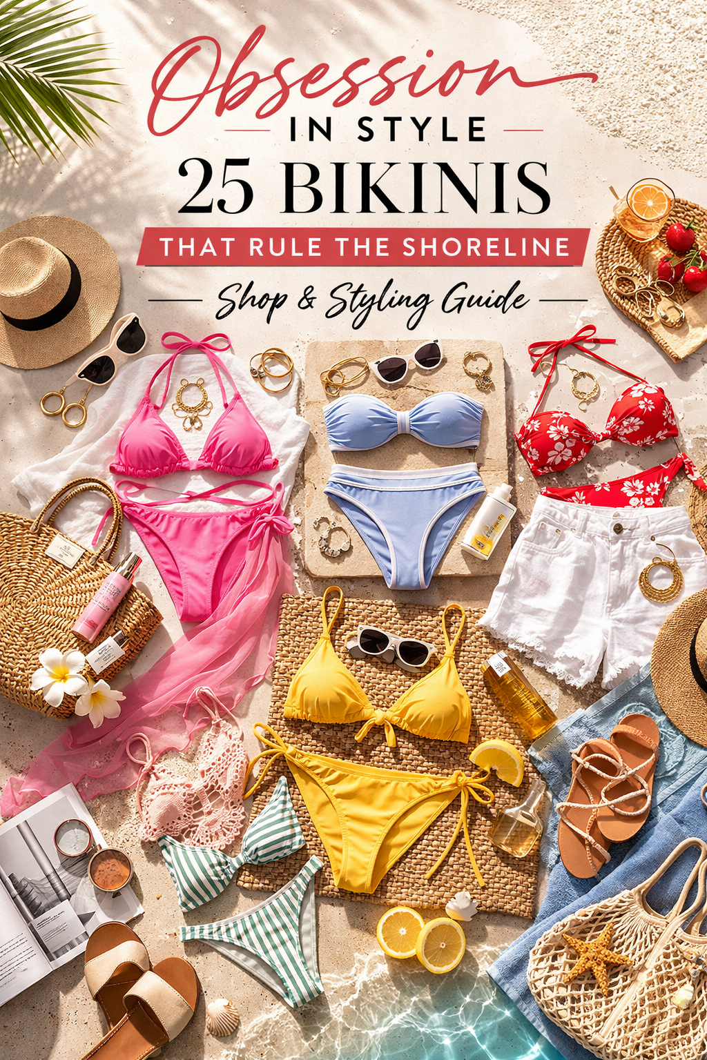 Obsession in Style: 25 Bikinis That Rule the Shoreline Shop and Styling Guide