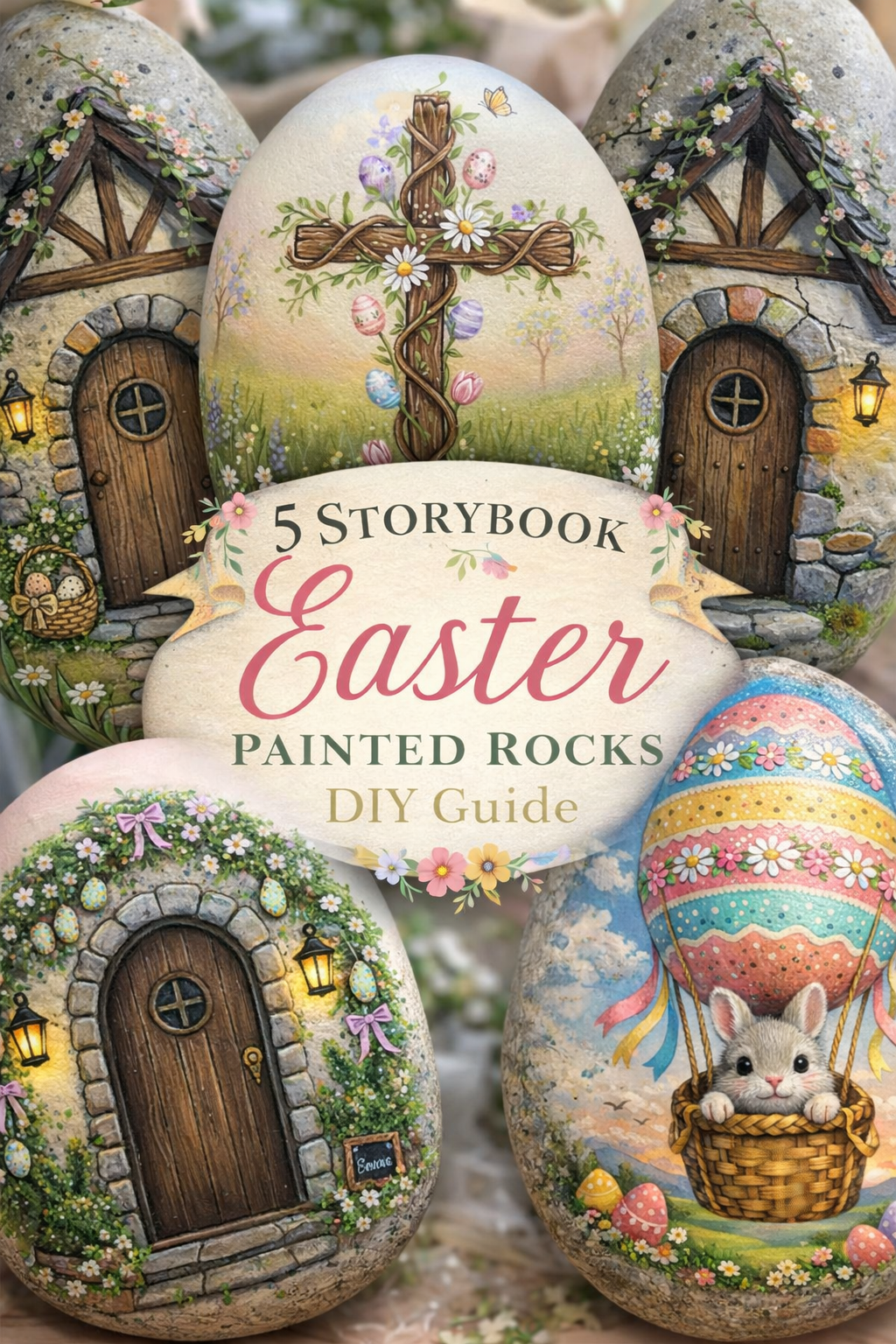 5 Storybook Easter Painted Rocks DIY Guide