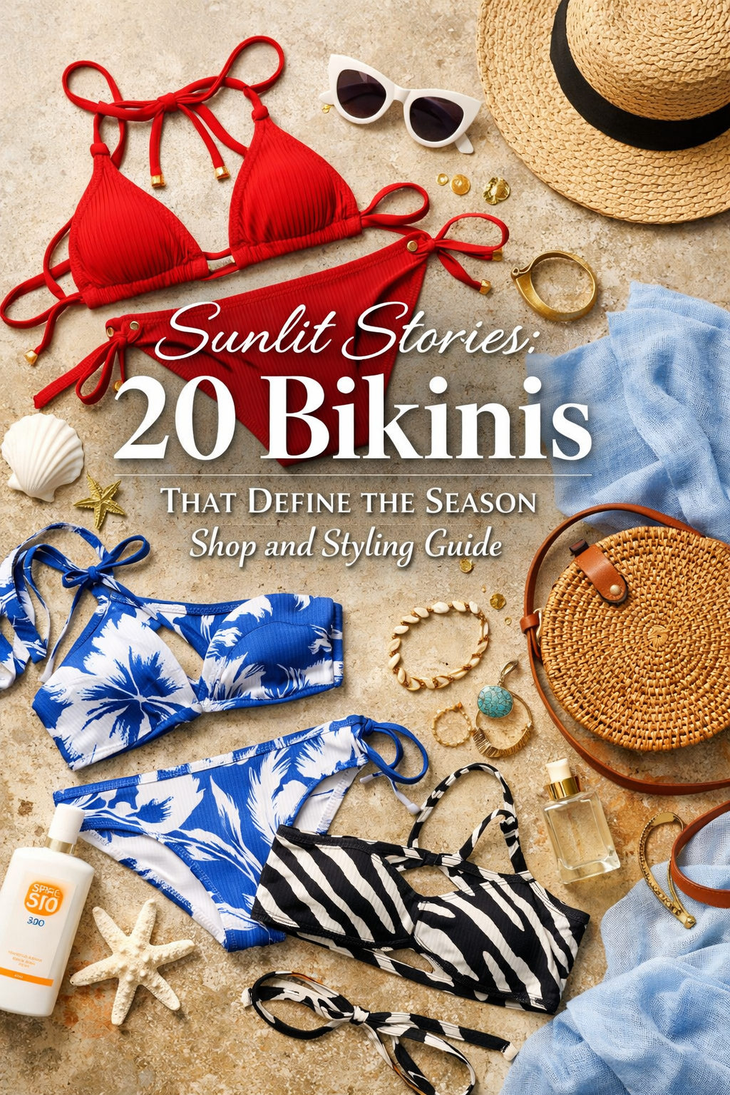 Sunlit Stories: 20 Bikinis That Define the Season Shop and Styling Guide