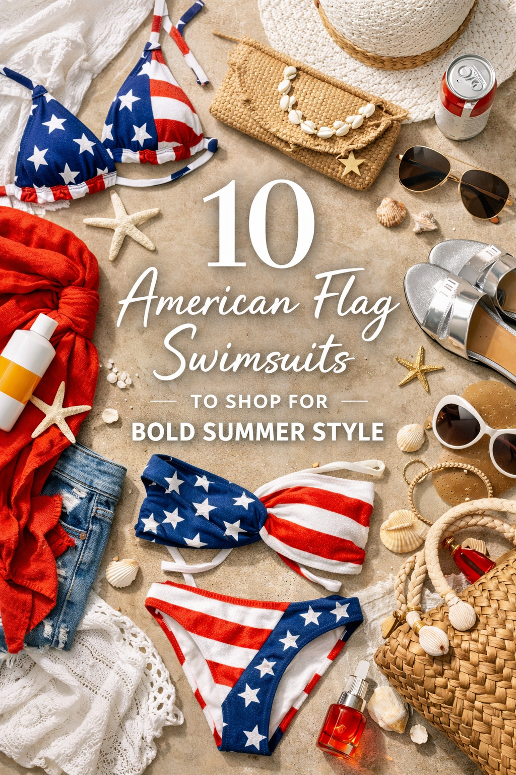 10 American Flag Swimsuits to Shop for Bold Summer Style