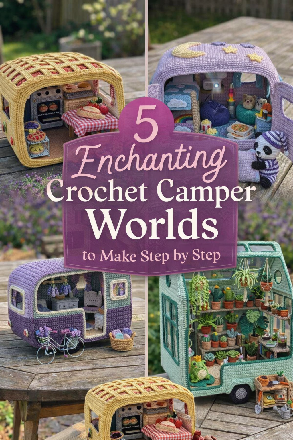 5 Enchanting Crochet Camper Worlds to Make Step by Step