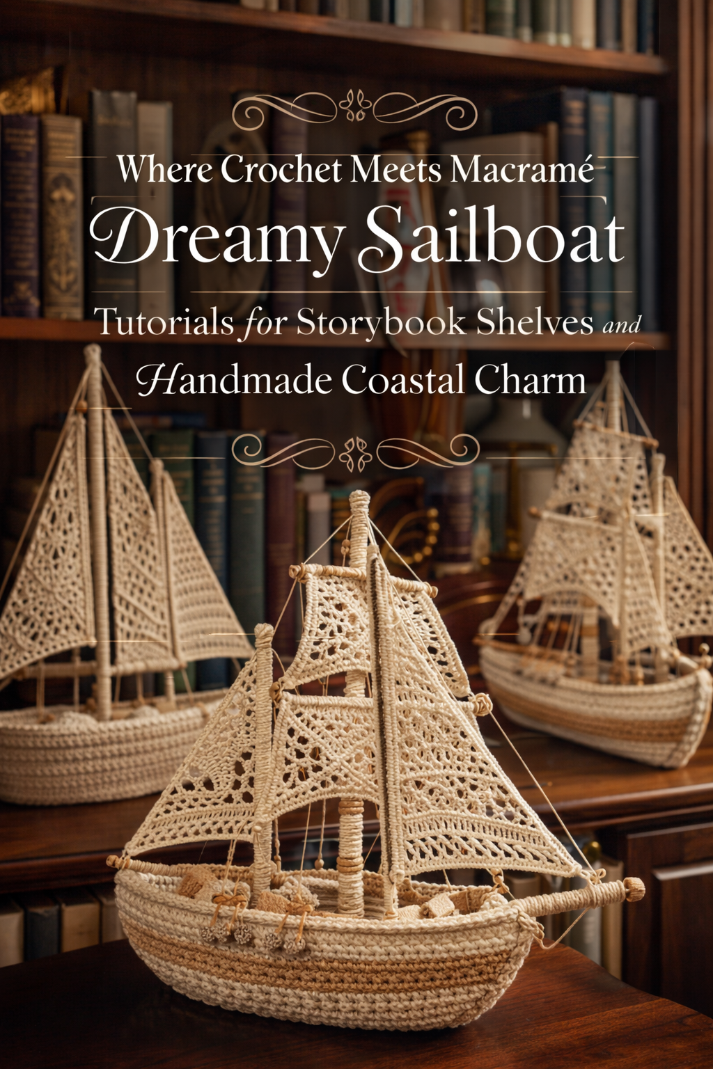 Where Crochet Meets Macramé: Dreamy Sailboat Tutorials for Storybook Shelves and Handmade Coastal Charm