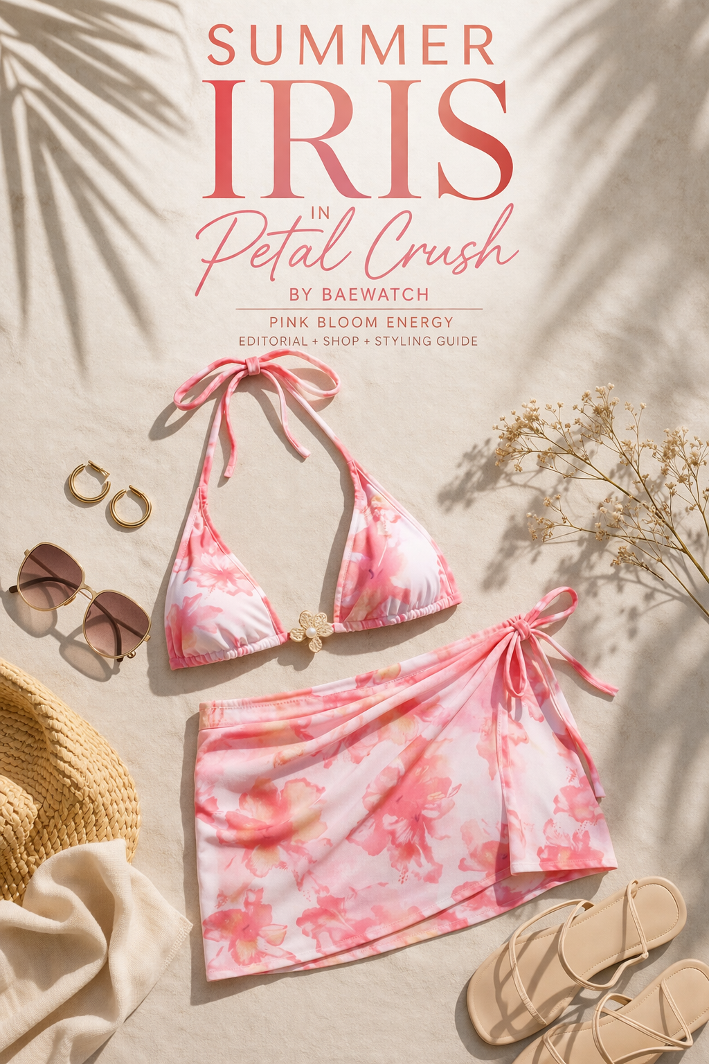 Summer Iris in Petal Crush by Baewatch: Pink Bloom Energy (Editorial + Shop + Styling Guide)