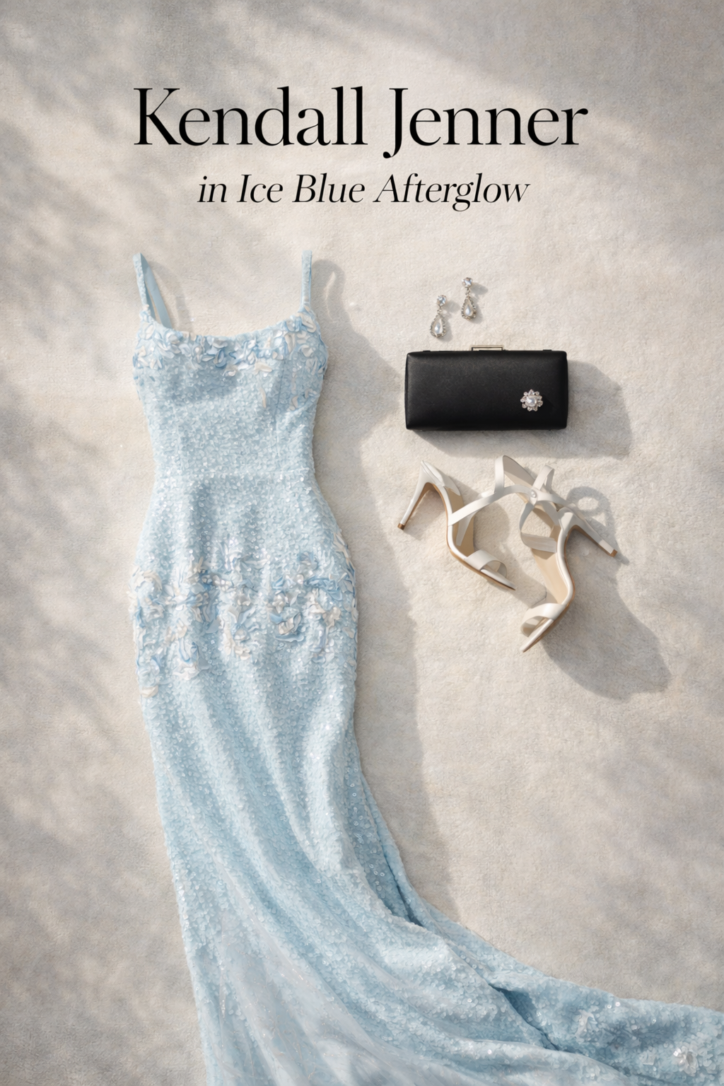 Kendall Jenner in Ice Blue Afterglow