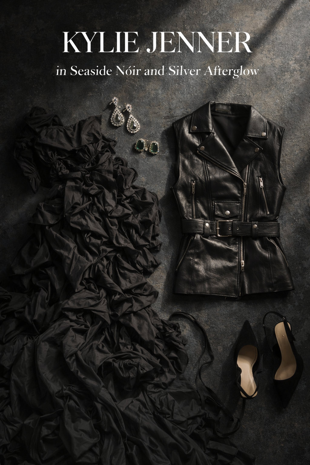 Kylie Jenner in Seaside Noir and Silver Afterglow