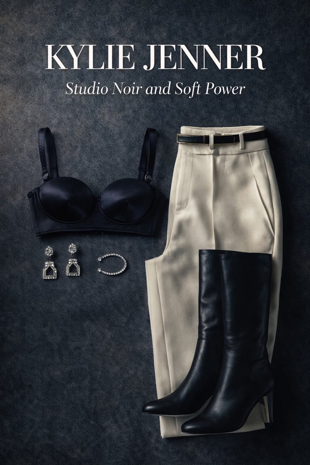 Kylie Jenner in Studio Noir and Soft Power
