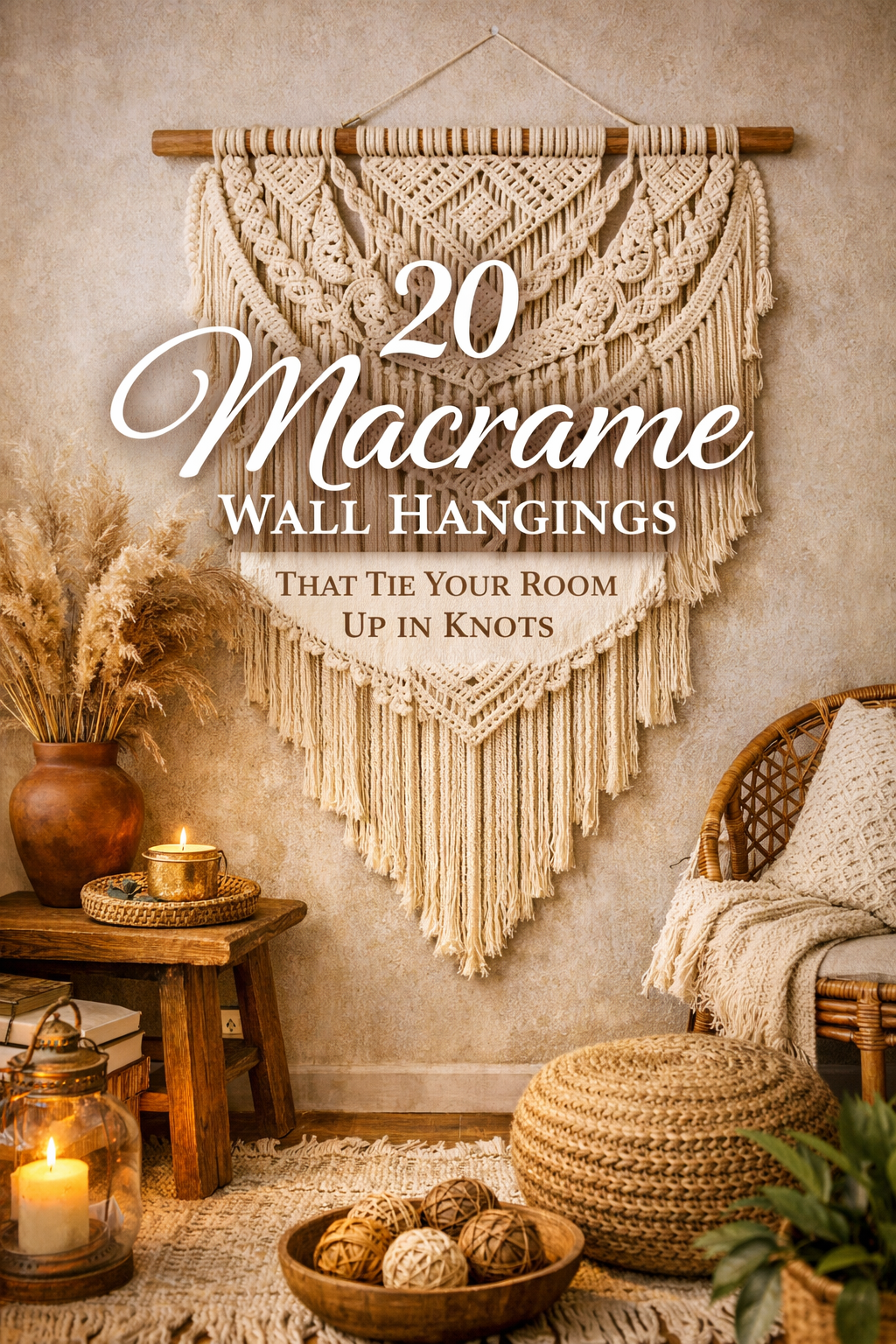 20 Macrame Wall Hangings That Tie Your Room Up in Knots