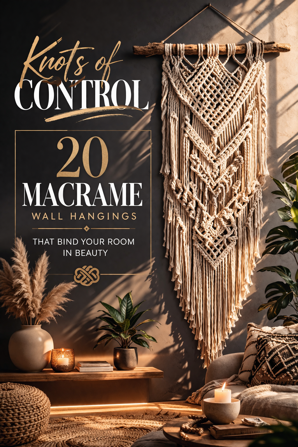 Knots of Control: 20 Macrame Wall Hangings That Bind Your Room in Beauty