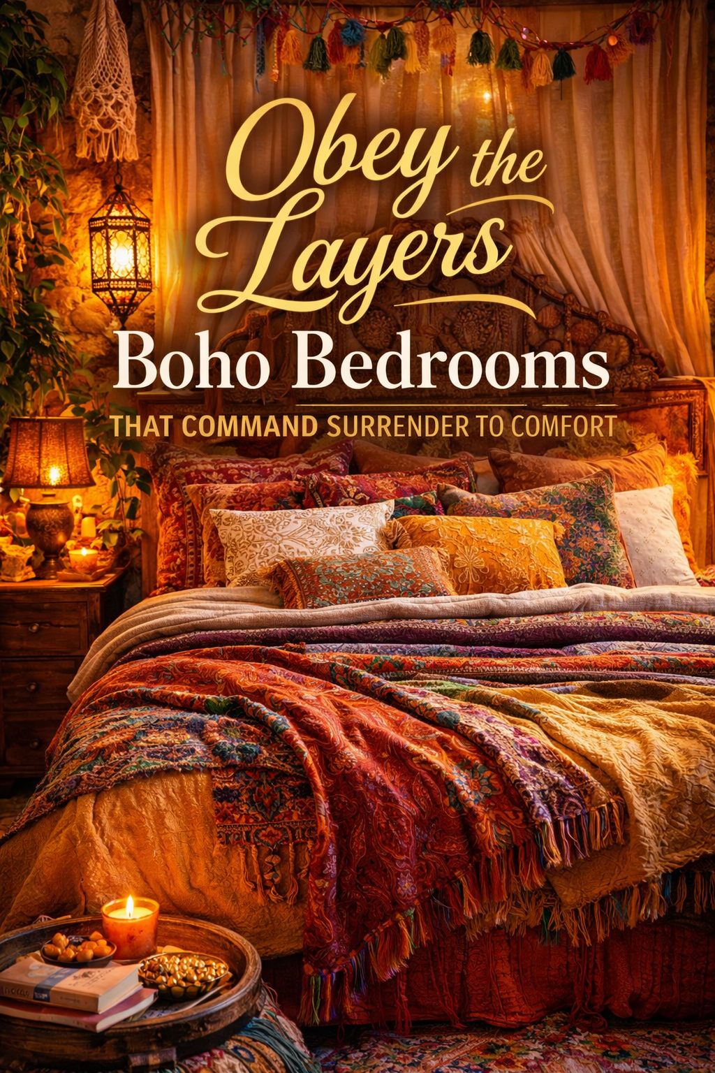 Obey the Layers: Boho Bedrooms That Command Surrender to Comfort
