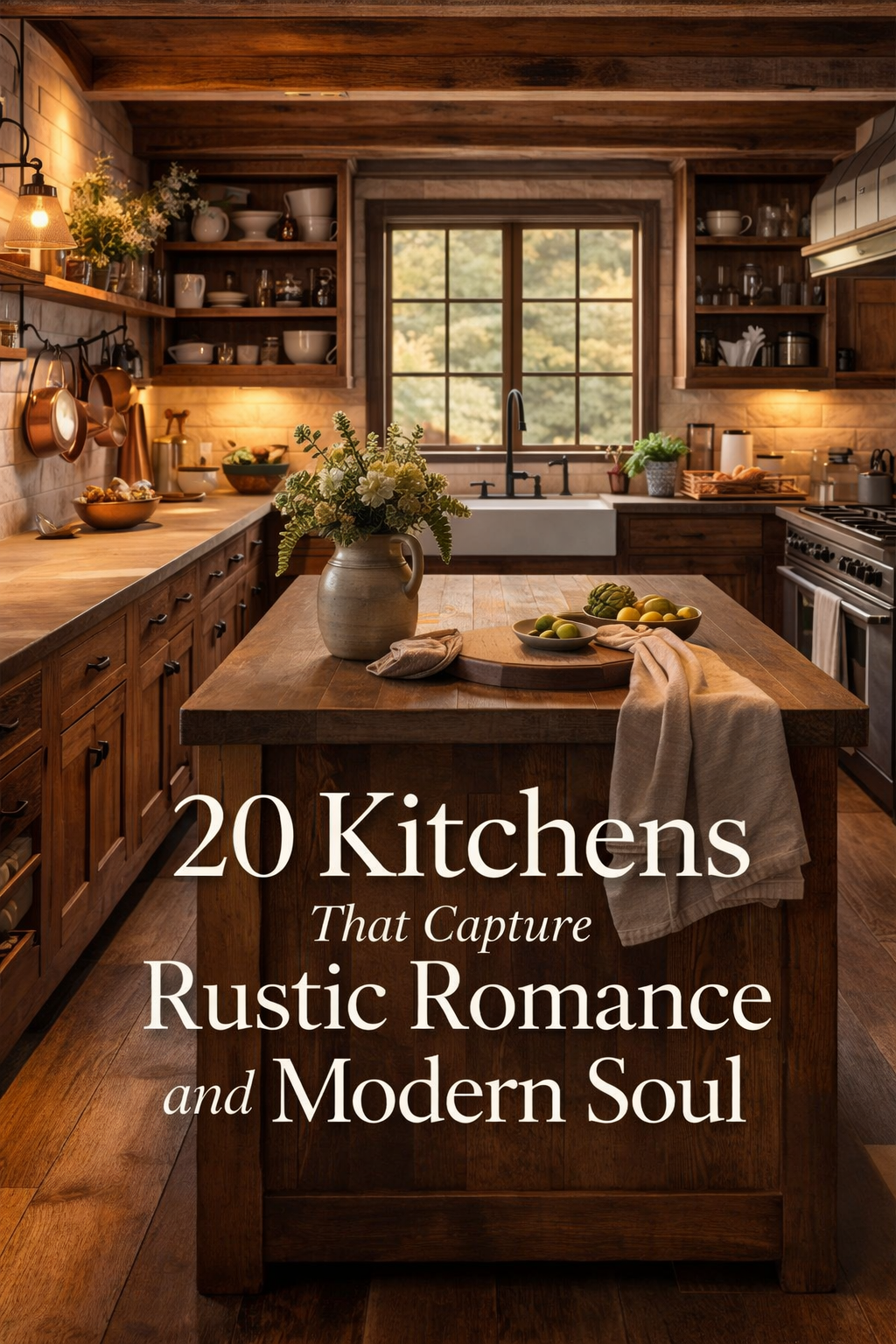 20 Kitchens That Capture Rustic Romance and Modern Soul