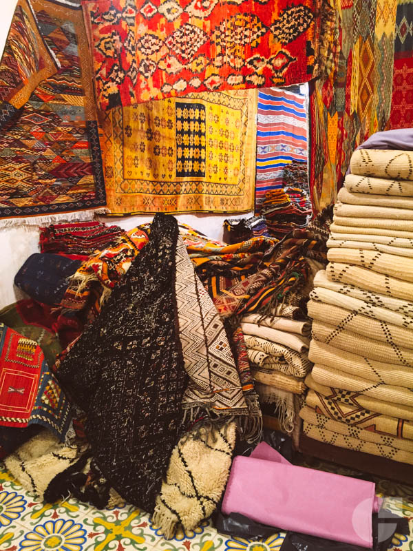 The aftermath. When we started these were all neat little piles of rugs. 