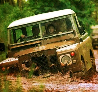 Ghani's Land Rover. Photo by Ghani