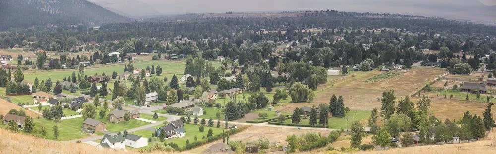 Our Target Range neighborhood, zoned as the special low density rural district, doesn't seem so rural from this aerial image.