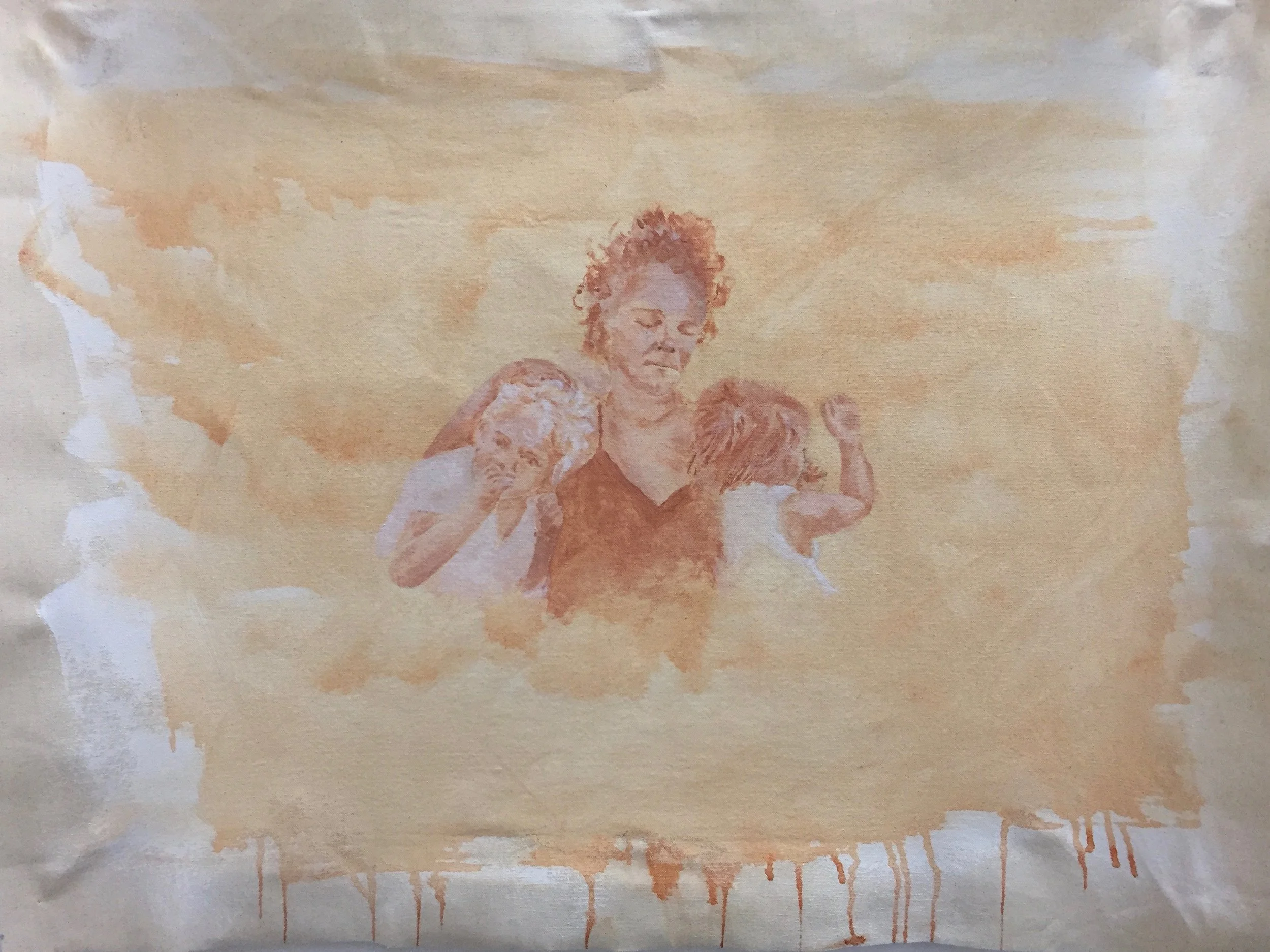 Acrylic on canvas, 56x66cm