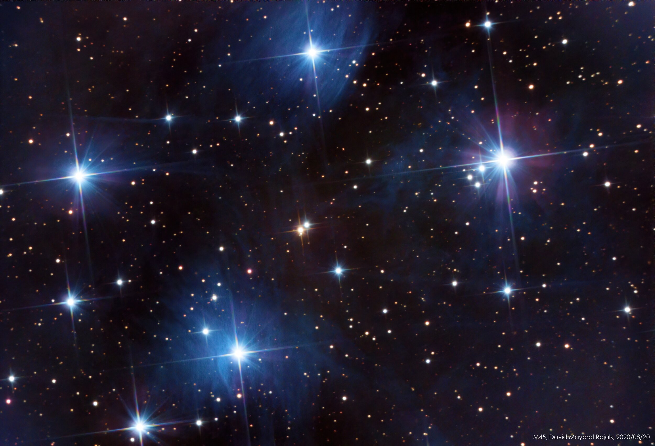 M45 Pleiades Open Cluster