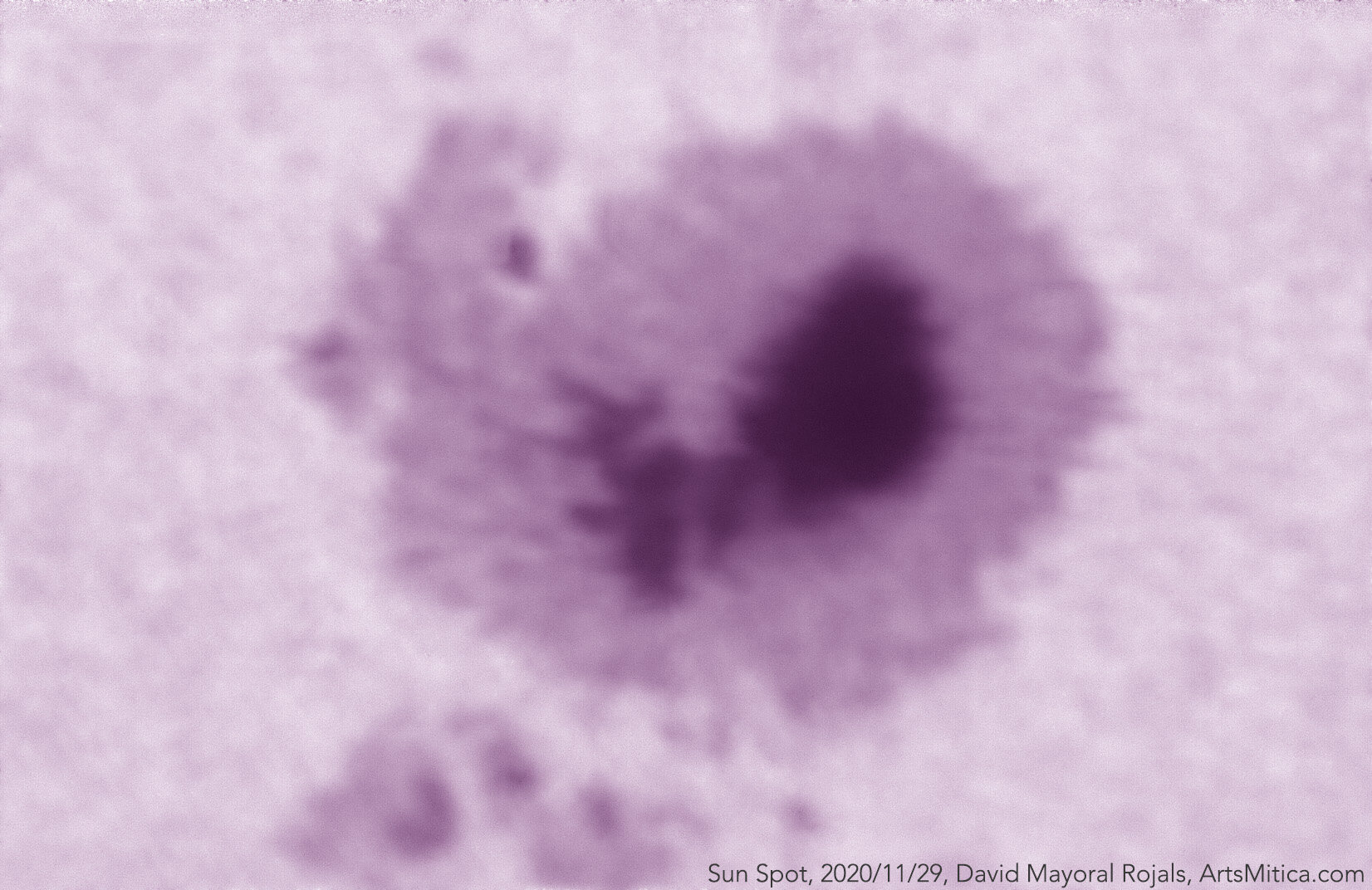 Sun-Spots on 2020/11/29